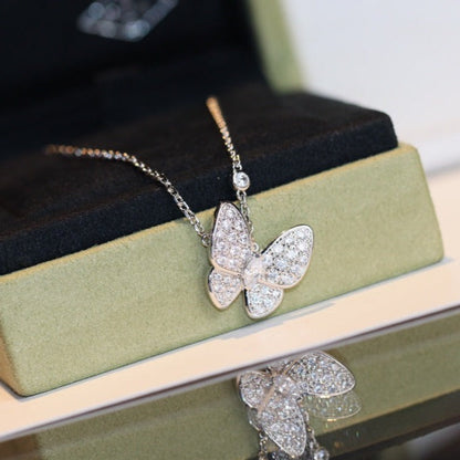 [basloveJW]BUTTERFLY DIAMOND NECKLACE