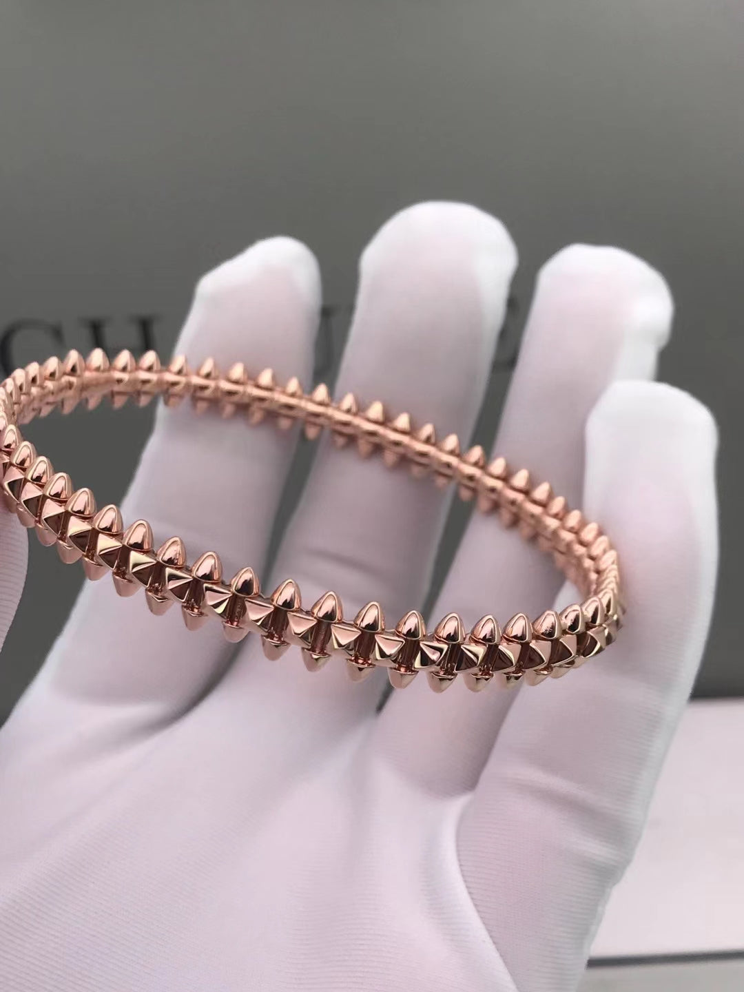 [basloveJW]CLASH PINK GOLD BRACELET