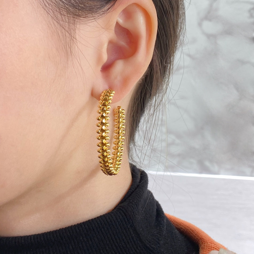 [basloveJW]CLASH HOOP EARRINGS