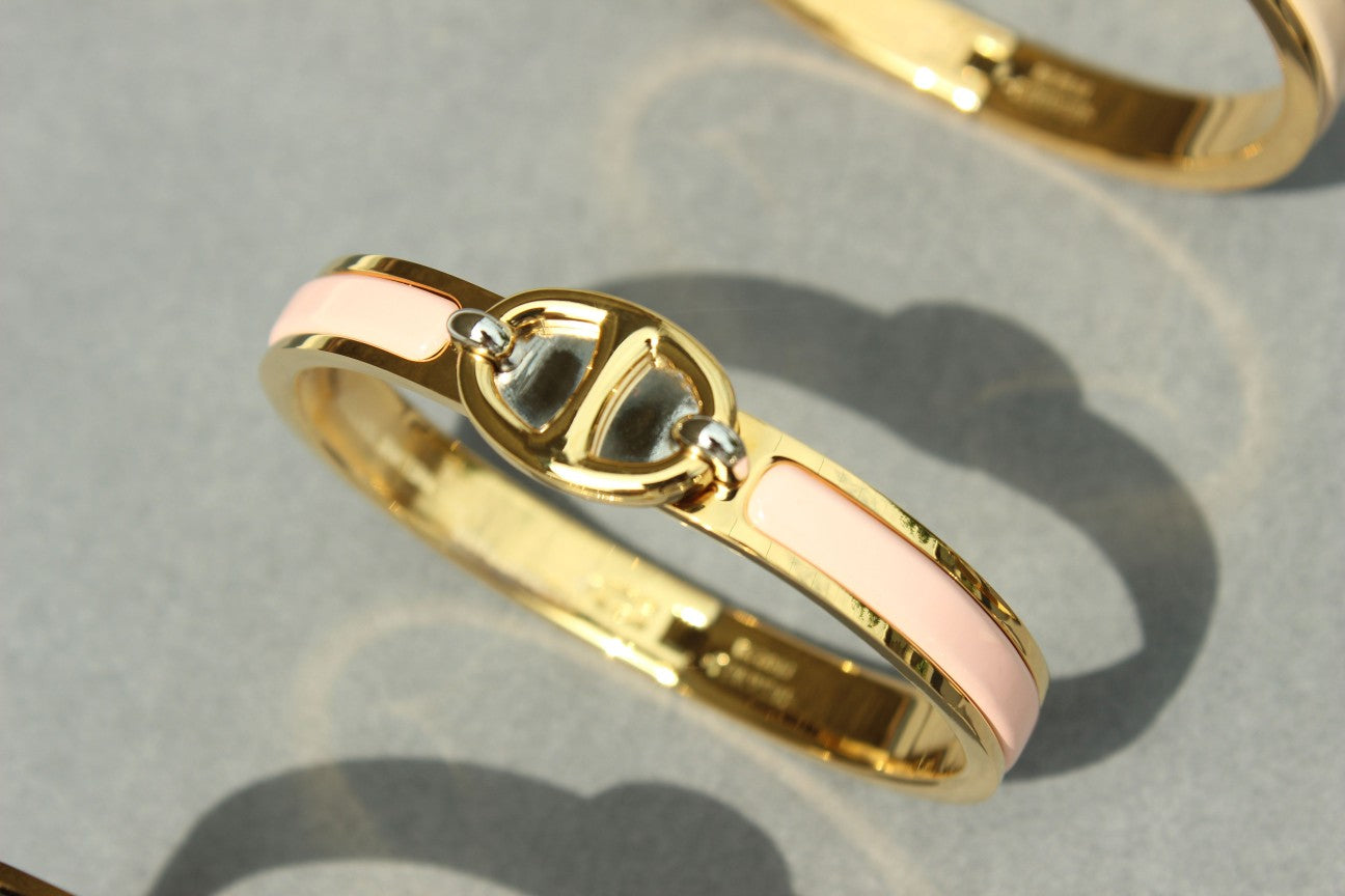 [Basjewels]CLIC CHAINE GOLD BRACELET