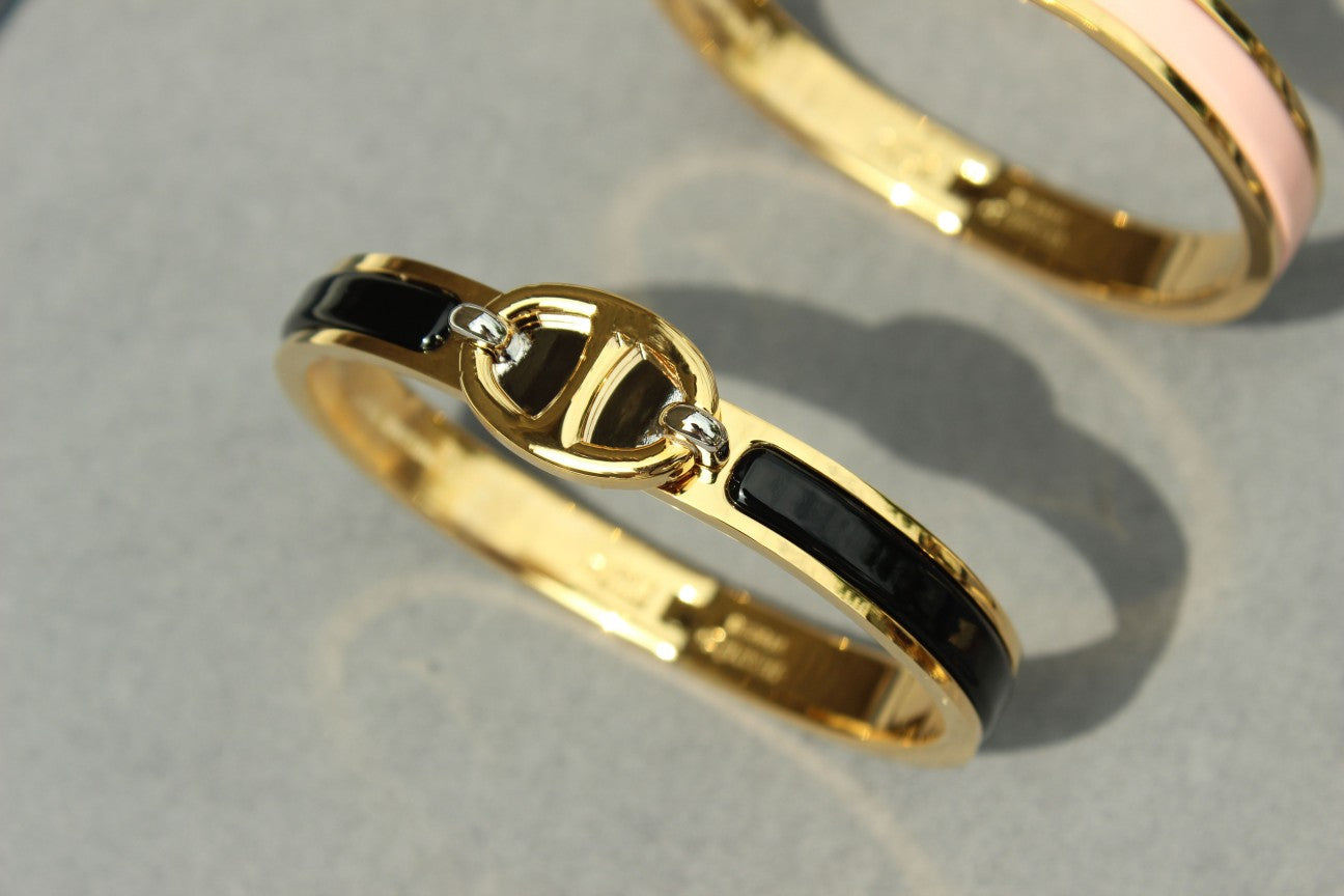 [Basjewels]CLIC CHAINE GOLD BRACELET