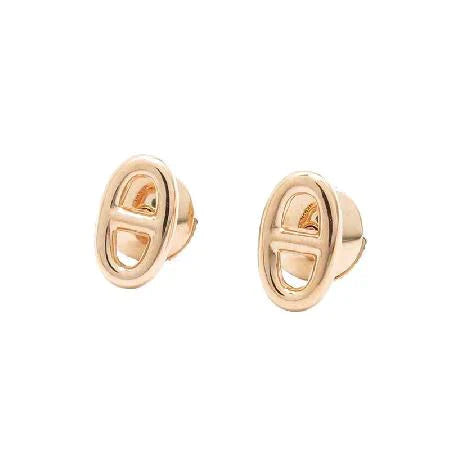 [Basjewels]CHAINE SMALL EARRINGS GOLD AND SILVER