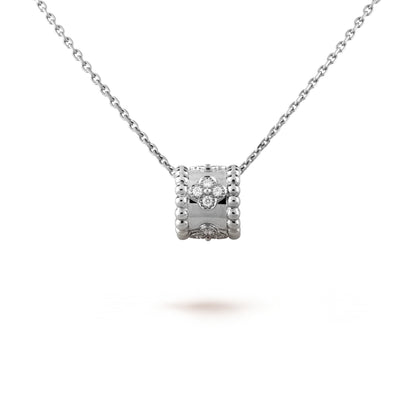 [basloveJW]PERLEE PEDANT SIVLER DIAMOND NECKLACE