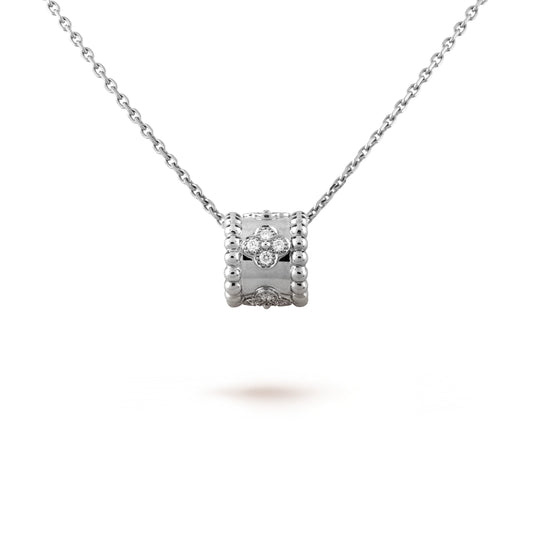 [basloveJW]PERLEE PEDANT SIVLER DIAMOND NECKLACE