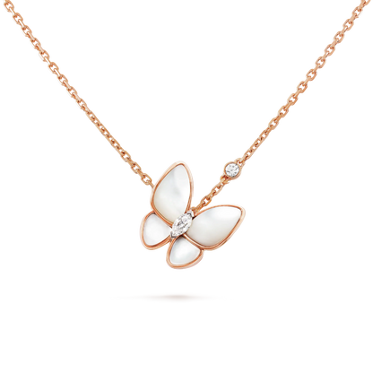 [basloveJW]BUTTERFLY MOP DIAMOND NECKLACE