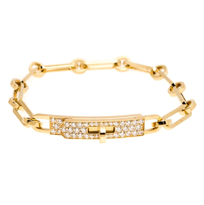 [Basjewels]CHAINE BRACELET SMALL MODEL DIAMOND