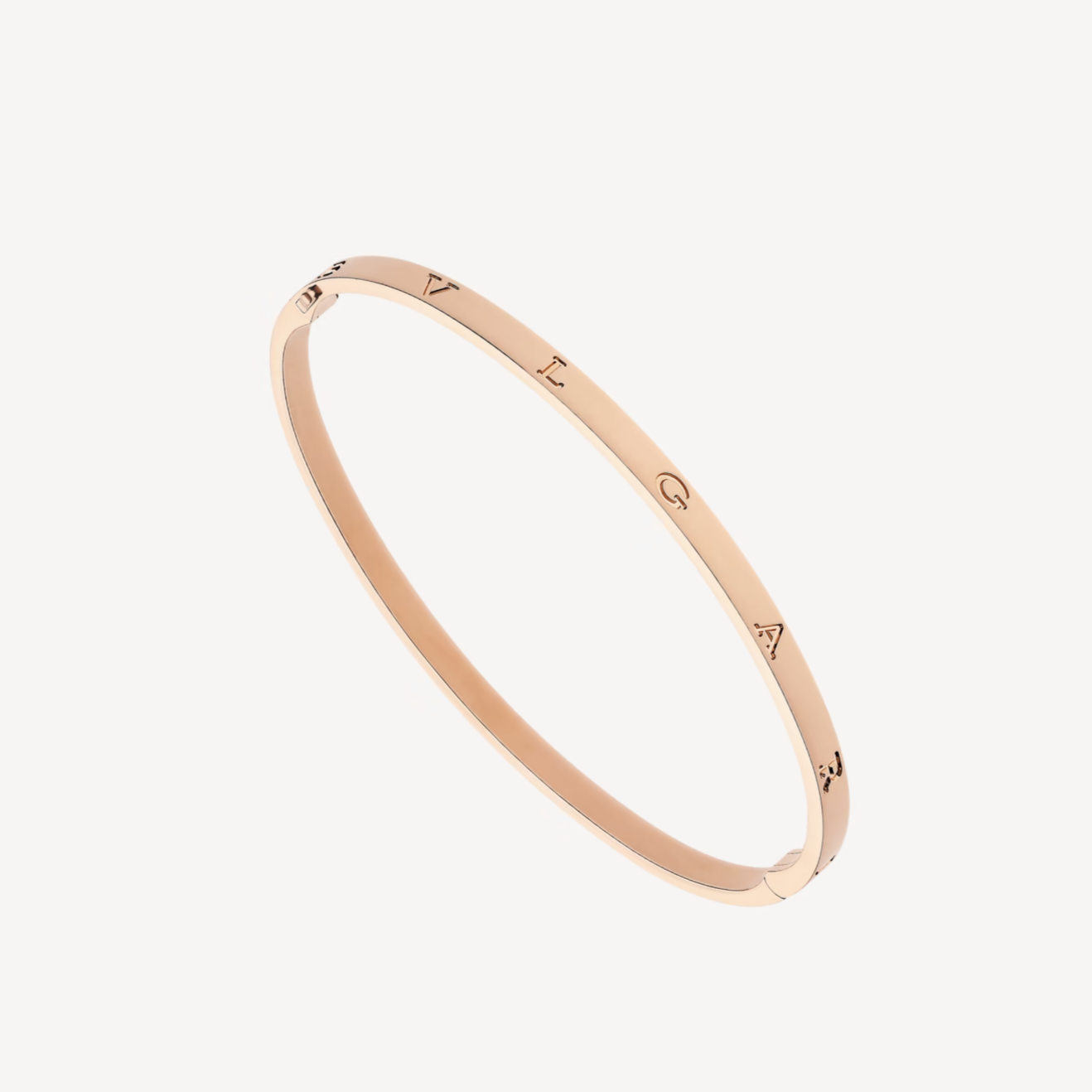 [Basjewels]ZERO 1 PINK GOLD BRACELET