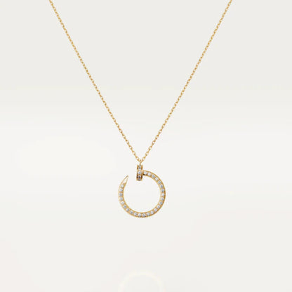 [basloveJW]JUSTE NECKLACE GOLD DIAMONDS