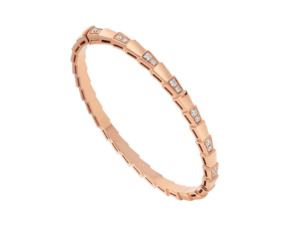 [Basjewels]SERPENTI SMALL BRACELET PINK GOLD DIAMOND