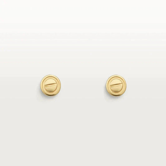 [basloveJW]LOVE EARRINGS GOLD 10MM