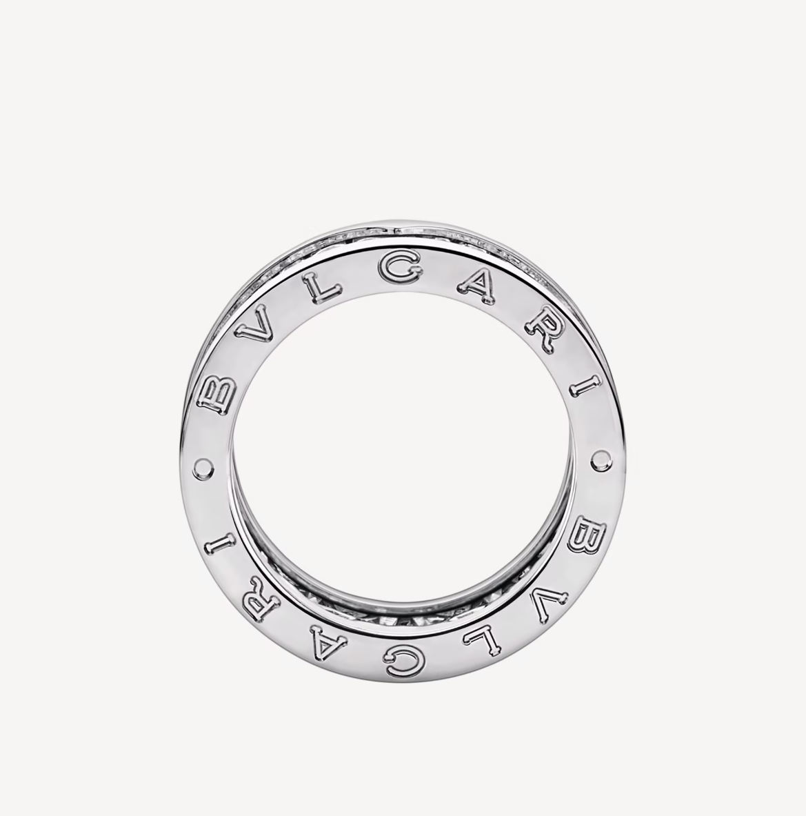 [Basjewels]ZERO 1 WITH PAVED DIAMONDS ON THE SPIRAL RING