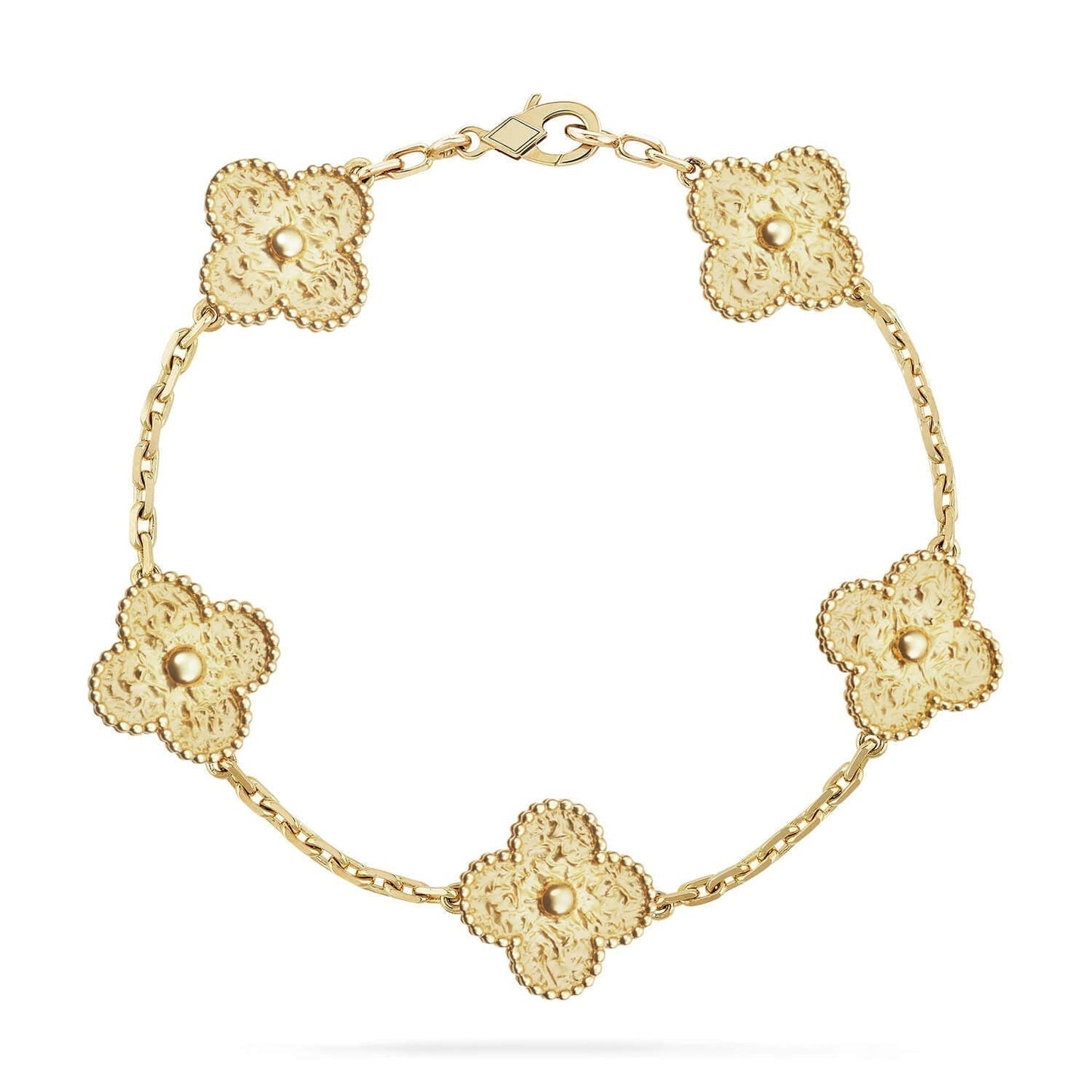 [basloveJW]CLOVER 5 MOTIFS BRONZING BRACELET