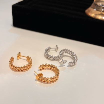 [basloveJW]CLASH SMALL HOOP EARRINGS