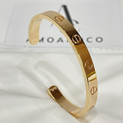 [basloveJW]LOVE BRACELET 6.1MM OPEN CUFF