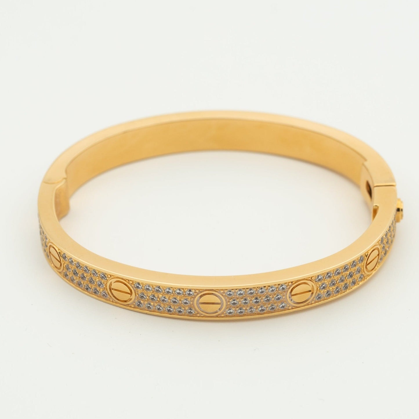 [basloveJW]LOVE BRACELET 6.1MM DIAMOND-PAVED