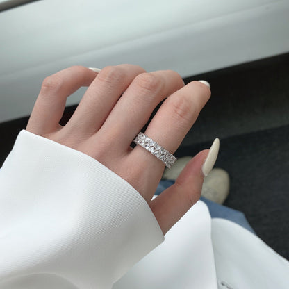 [BASLOVE]Sparkling Full Heart Ring