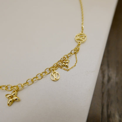 [Basjewels]BLOOMING SUPPLE NECKLACE BRASS