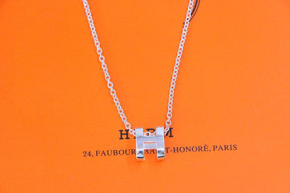 [Basjewels]HM NECKLACE H LETTER OVAL SERIES