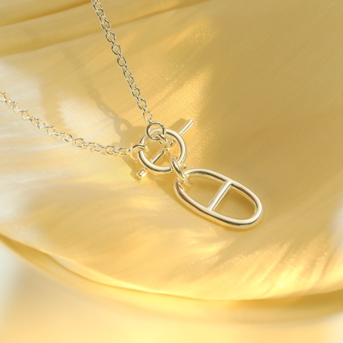 [Basjewels]HM CHAINE D'ANCRE PENDANT NECKLACE STERLING SILVER