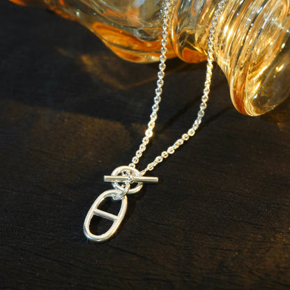 [Basjewels]HM CHAINE D'ANCRE PENDANT NECKLACE STERLING SILVER