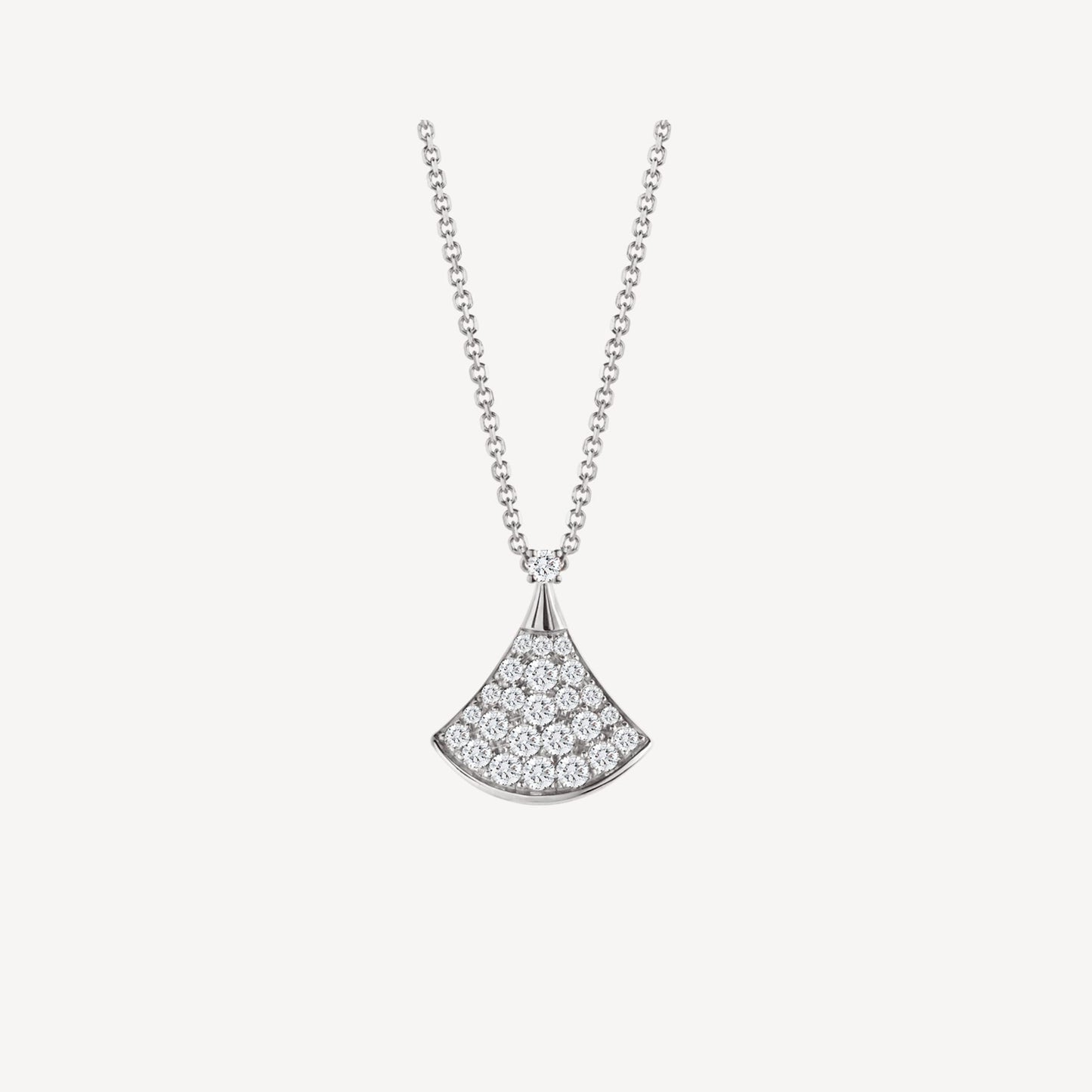 [Basjewels]DREAM NECKLACE SILVER DIAMOND