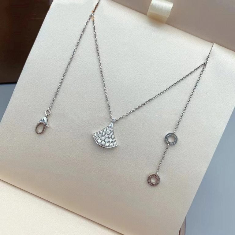 [Basjewels]DREAM NECKLACE SILVER DIAMOND