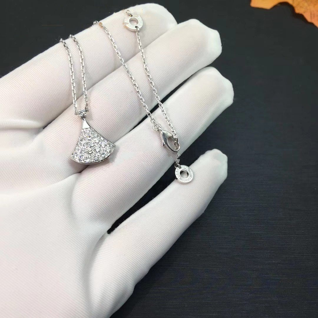 [Basjewels]DREAM NECKLACE SILVER DIAMOND