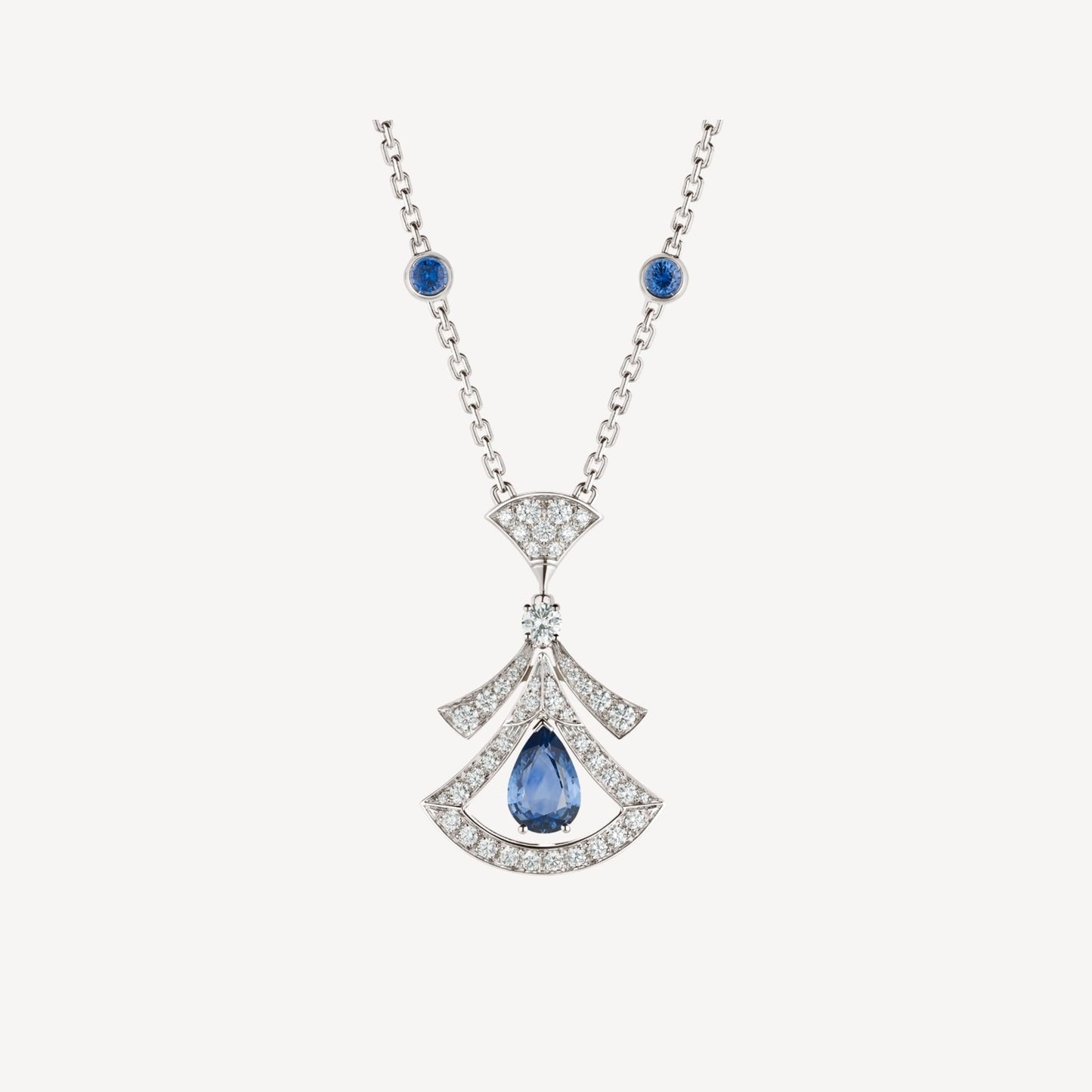 [Basjewels]DREAM NECKLACE AGATE DIAMOND SILVER