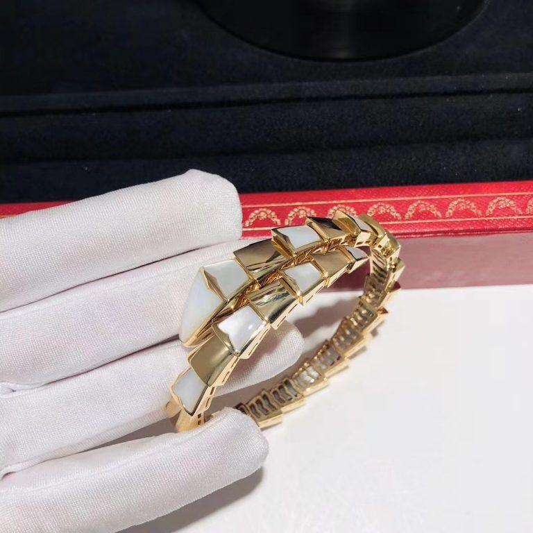 [Basjewels]SERPENTI BRACELET MOP GOLD