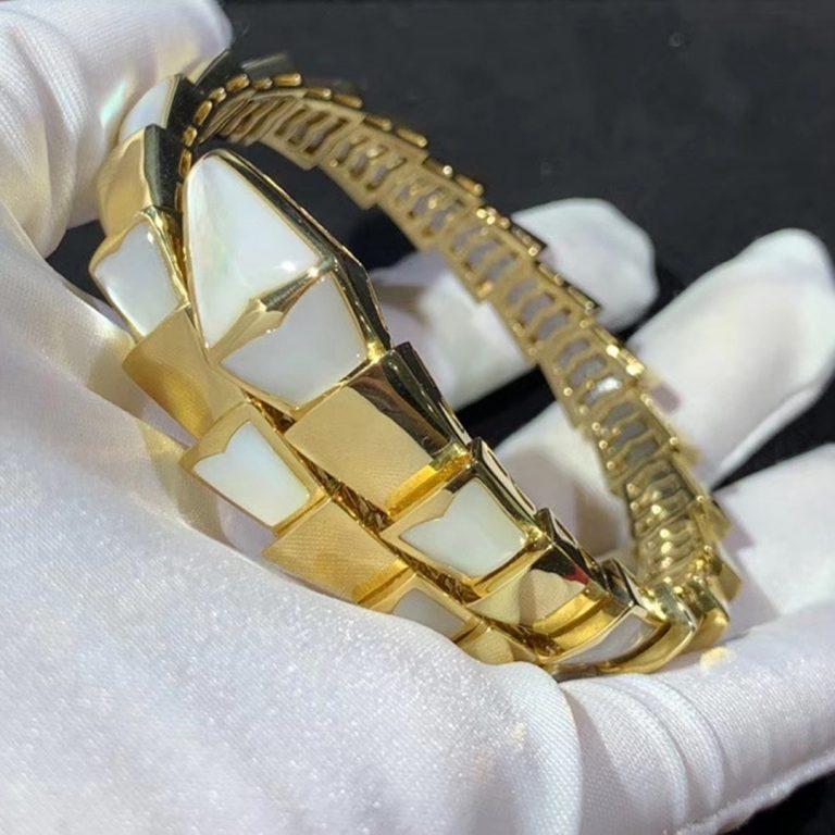 [Basjewels]SERPENTI BRACELET MOP GOLD