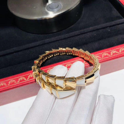 [Basjewels]SERPENTI BRACELET MOP GOLD