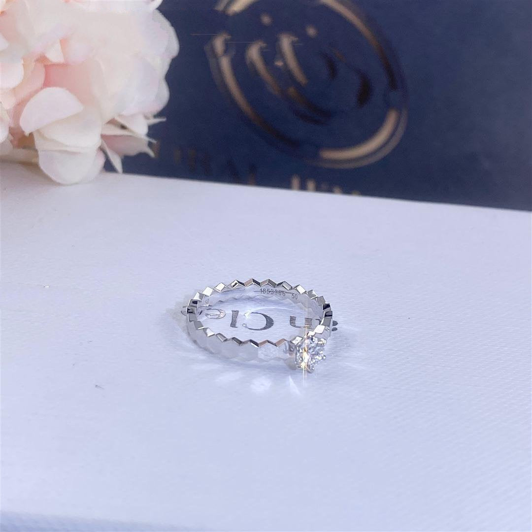 [Basjewels]BEE LOVE RING SILVER 1 DIAMOND