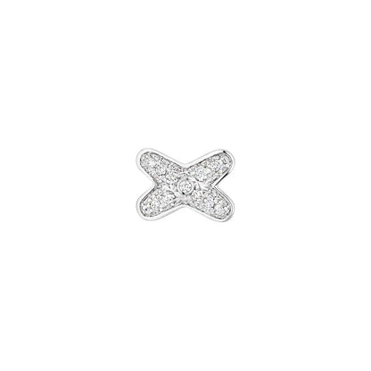 [Basjewels]JEUX DE SILVER DIAMOND EARRINGS