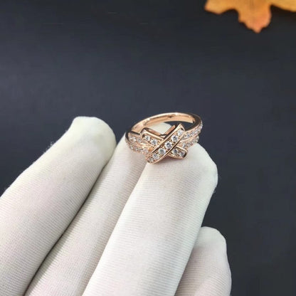 [Basjewels]JEUX DE RING PINK GOLD DIAMOND