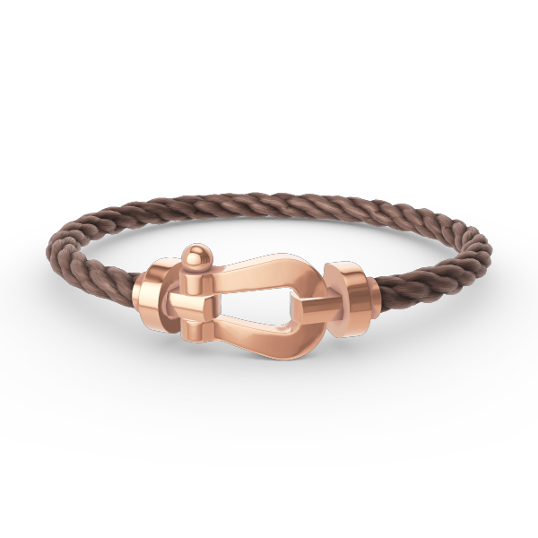 [Basjewels]FORCE LARGE HORSESHOE NO DIAMOND BRACELET ROSE GOLD