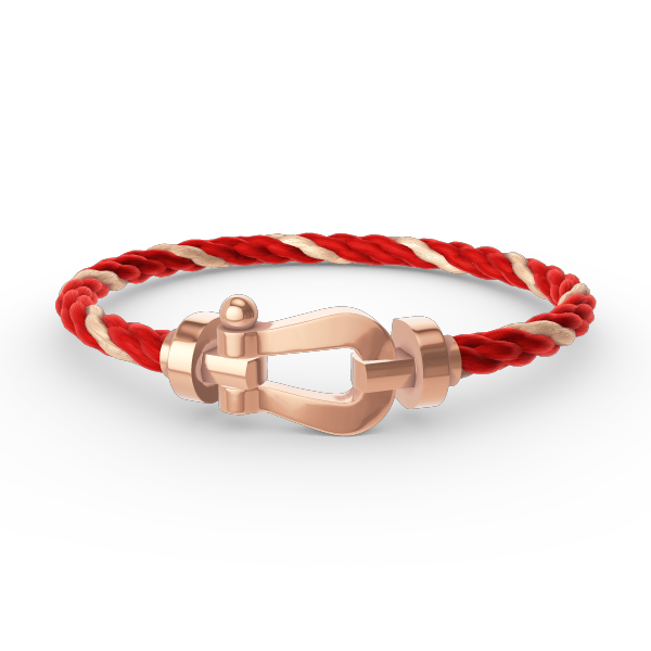 [Basjewels]FORCE LARGE HORSESHOE NO DIAMOND BRACELET ROSE GOLD