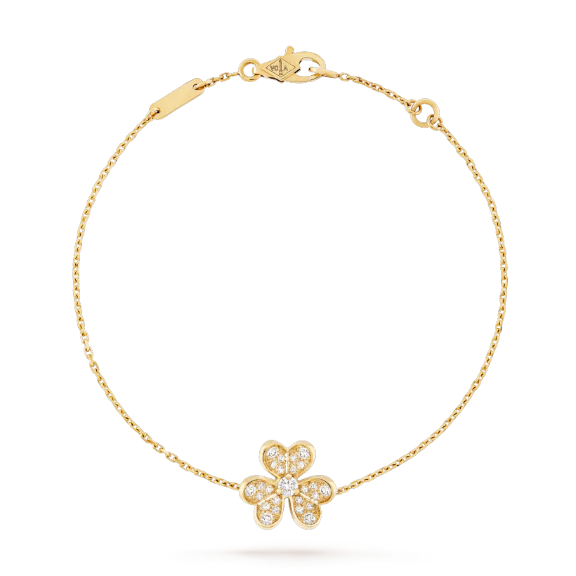 [basloveJW]FRIVOLE GOLD FLOWER DIAMOND BRACELET