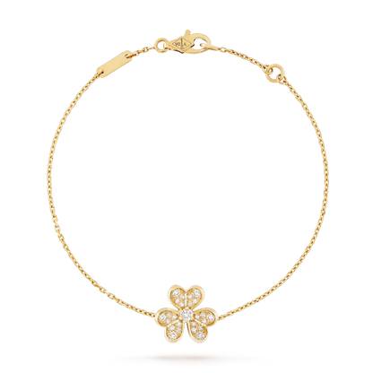 [basloveJW]FRIVOLE GOLD FLOWER DIAMOND BRACELET