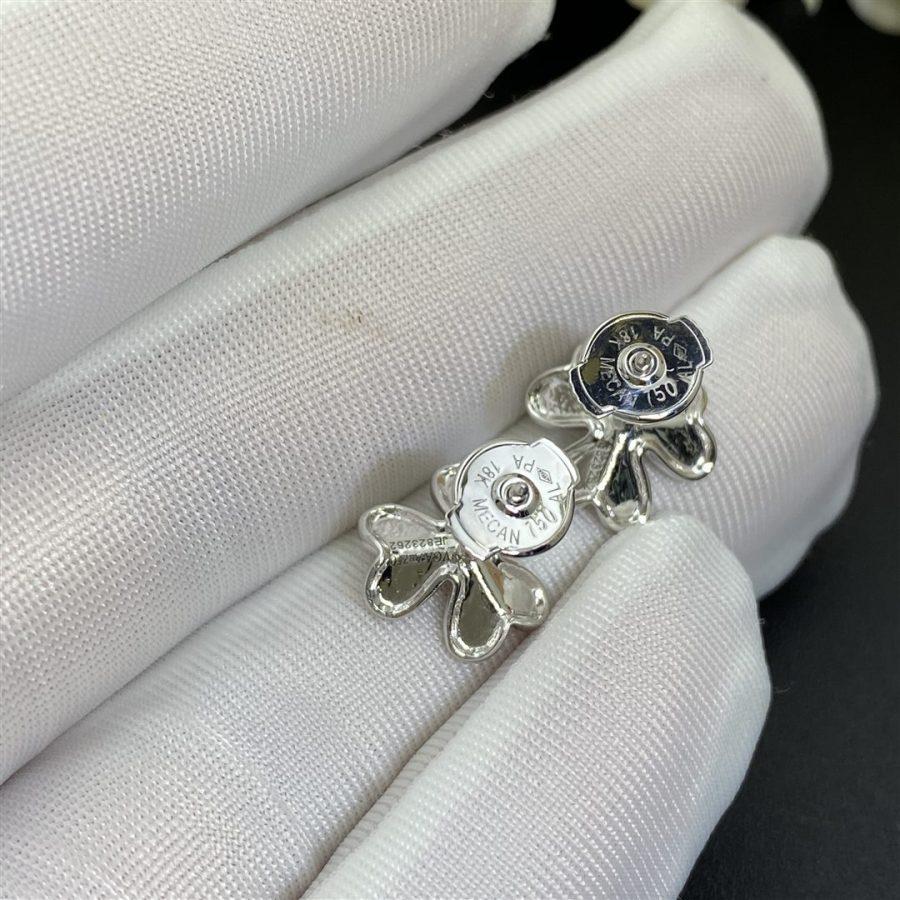 [basloveJW]FRIVOLE MINI SILVER FLOWER EARRINGS