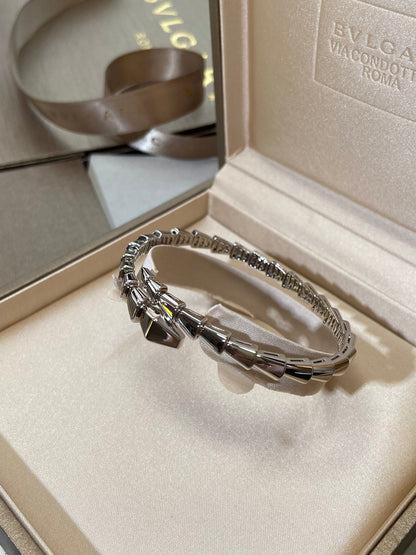 [Basjewels]SERPENTI VIPER SILVER BRACELET