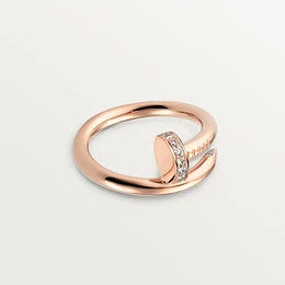 [basloveJW]JUSTE RING 2.65MM PINK GOLD DIAMOND